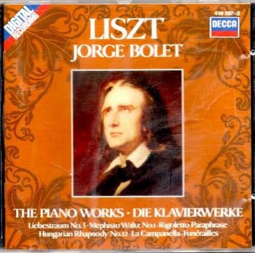 LISZT Piano works volume one CD JORGE BOLET DECCA ZGAN, Cd's en Dvd's, Cd's | Klassiek, Ophalen of Verzenden, Romantiek, Zo goed als nieuw