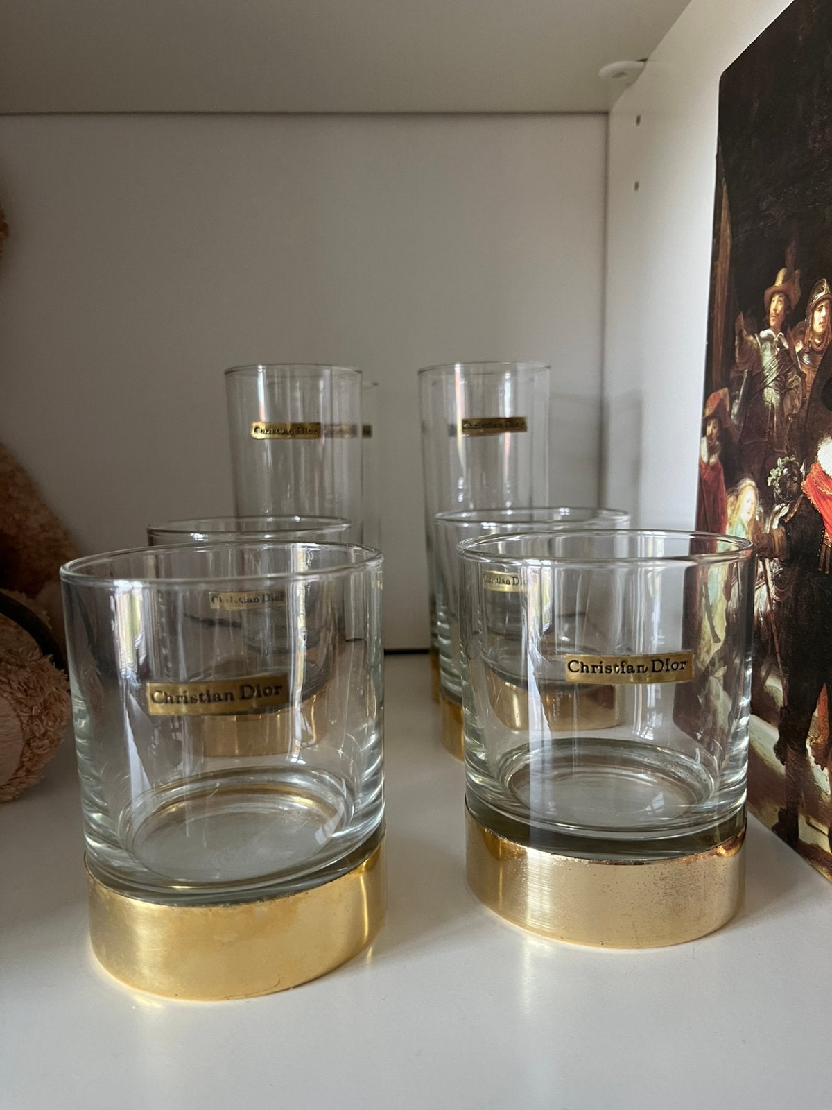 Antieke Christian Dior glazen, Antiek en Kunst, Ophalen