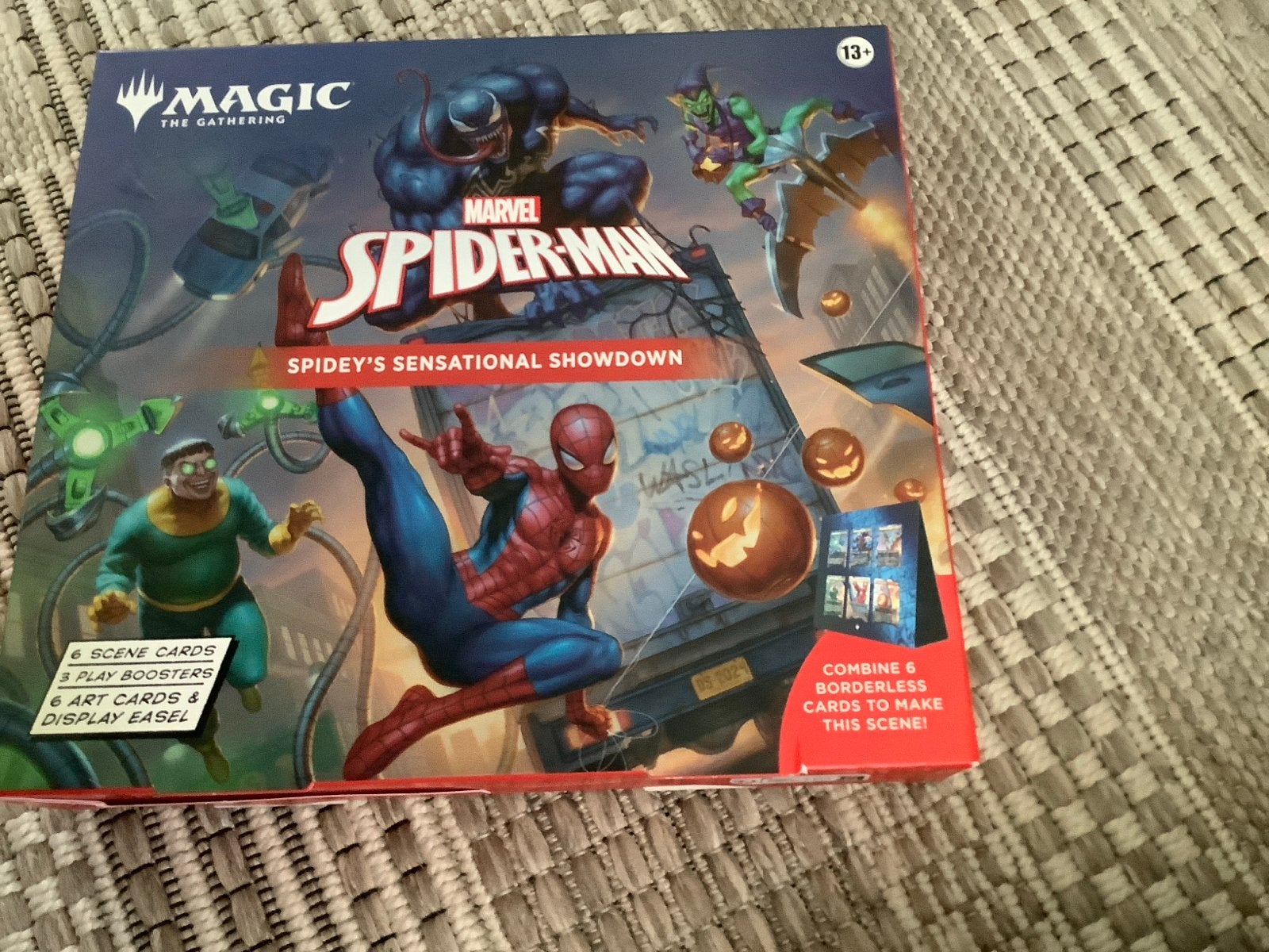 Magic The Gathering Marvel Spider-Man Scene Box, Ophalen of Verzenden, Nieuw, Overige typen, Foil