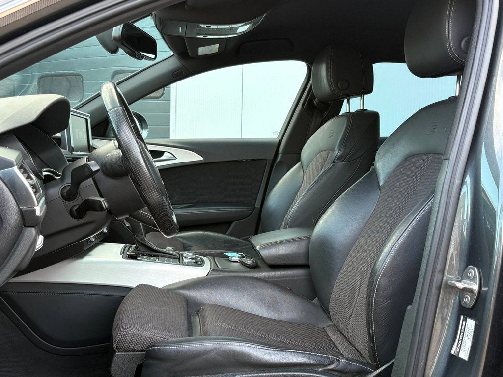 Audi A6 Avant 2.0TDI 150pk Autom. S-line Drive Select Navi X, Euro 6, 150 pk, Leder en Stof, Origineel Nederlands