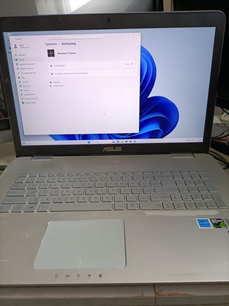 ASUS Gaming Laptop i7 GTX 850M Windows 11 Home, Ophalen of Verzenden, Gebruikt
