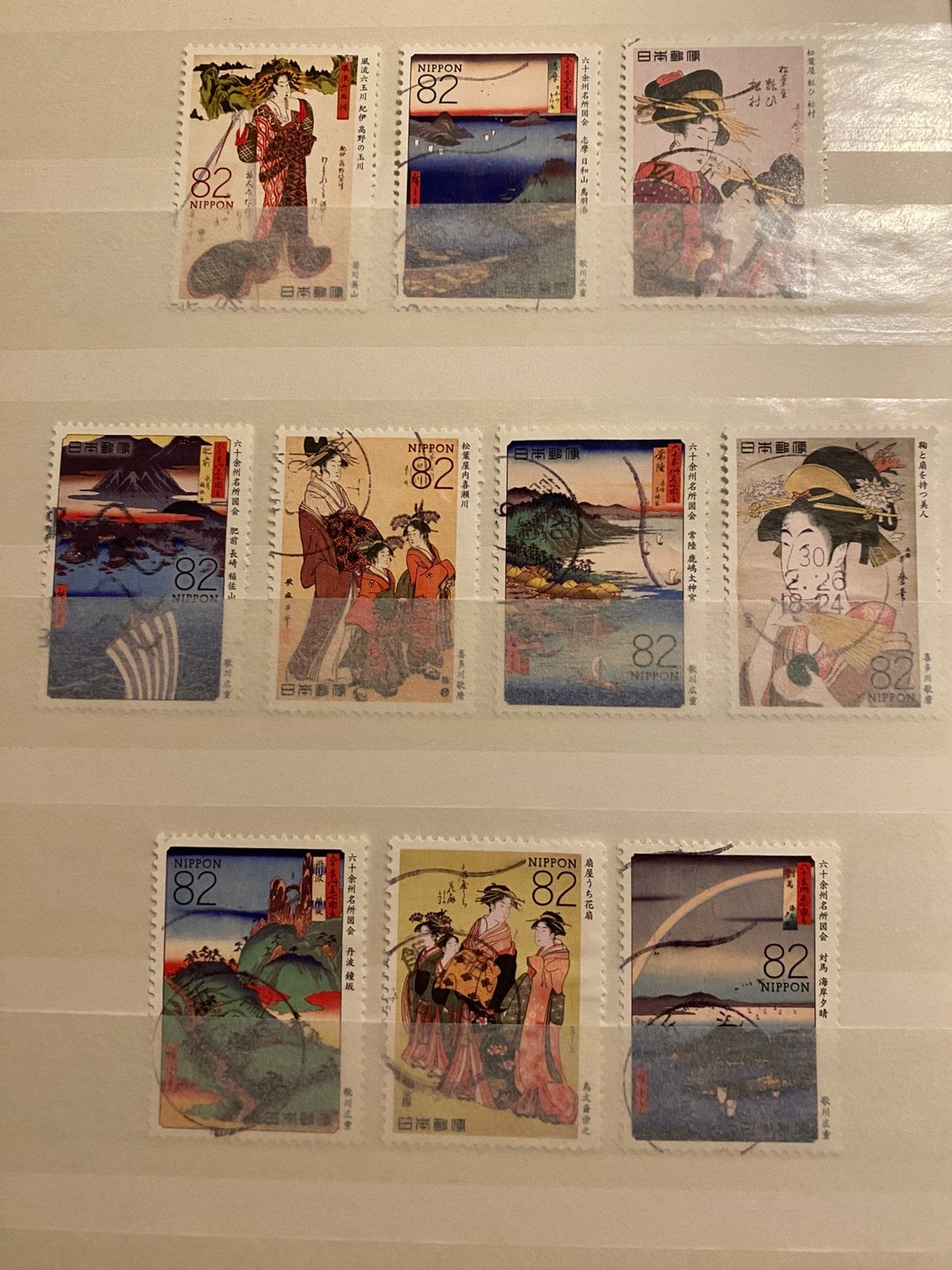 Japan Ukiyo-e houtsnede (6), Ophalen of Verzenden, Buitenland