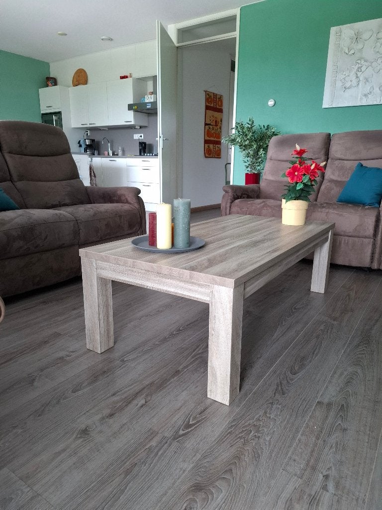 salontafel, Huis en Inrichting, Tafels | Salontafels, Ophalen, Gebruikt, 100 tot 150 cm, 50 tot 100 cm