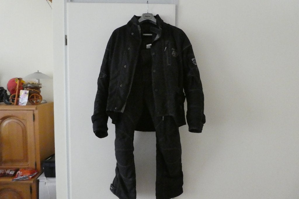 nette Rukka Goretex textiel motorjas en broek maat 50, Ophalen of Verzenden, Tweedehands, Combipak