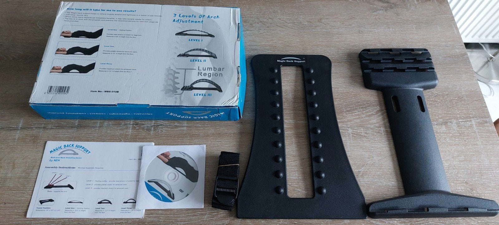 Magic back support rug stretcher rugpijn klachten, Sport en Fitness, Ophalen of Verzenden, Zo goed als nieuw, Overige typen