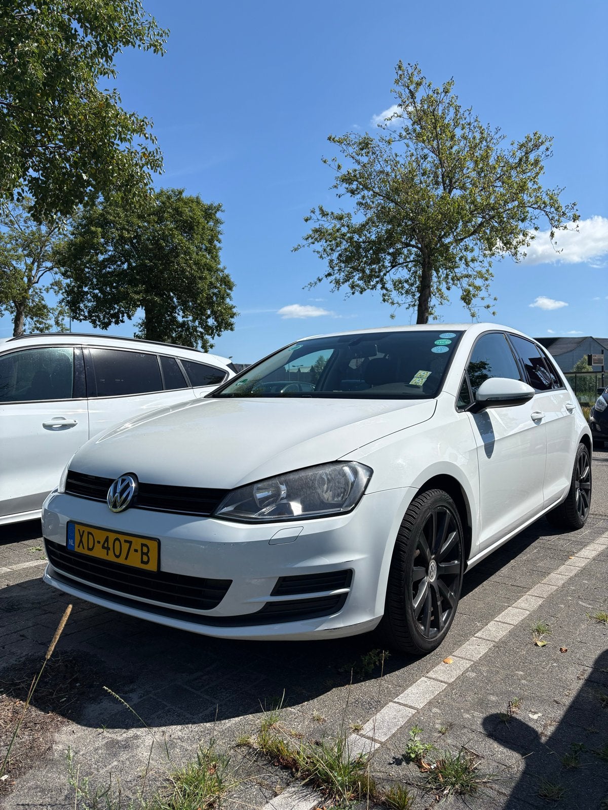 Volkswagen Golf 1.2 TSI 63KW 5D 2014 Wit, Auto's, Volkswagen, Voorwielaandrijving, Euro 5, Stof, 4 cilinders
