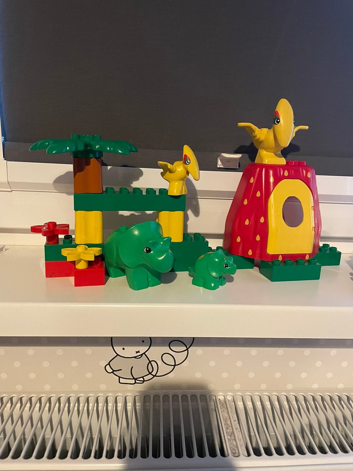 Duplo dino set, Ophalen of Verzenden, Zo goed als nieuw, Duplo