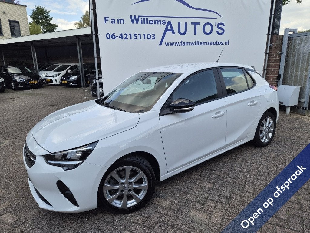 Opel Corsa 1.5 D Edition EX BPM/BTW EXPORT EU (bj 2022), Auto's, Stof, Gebruikt, Wit, 111 €/maand
