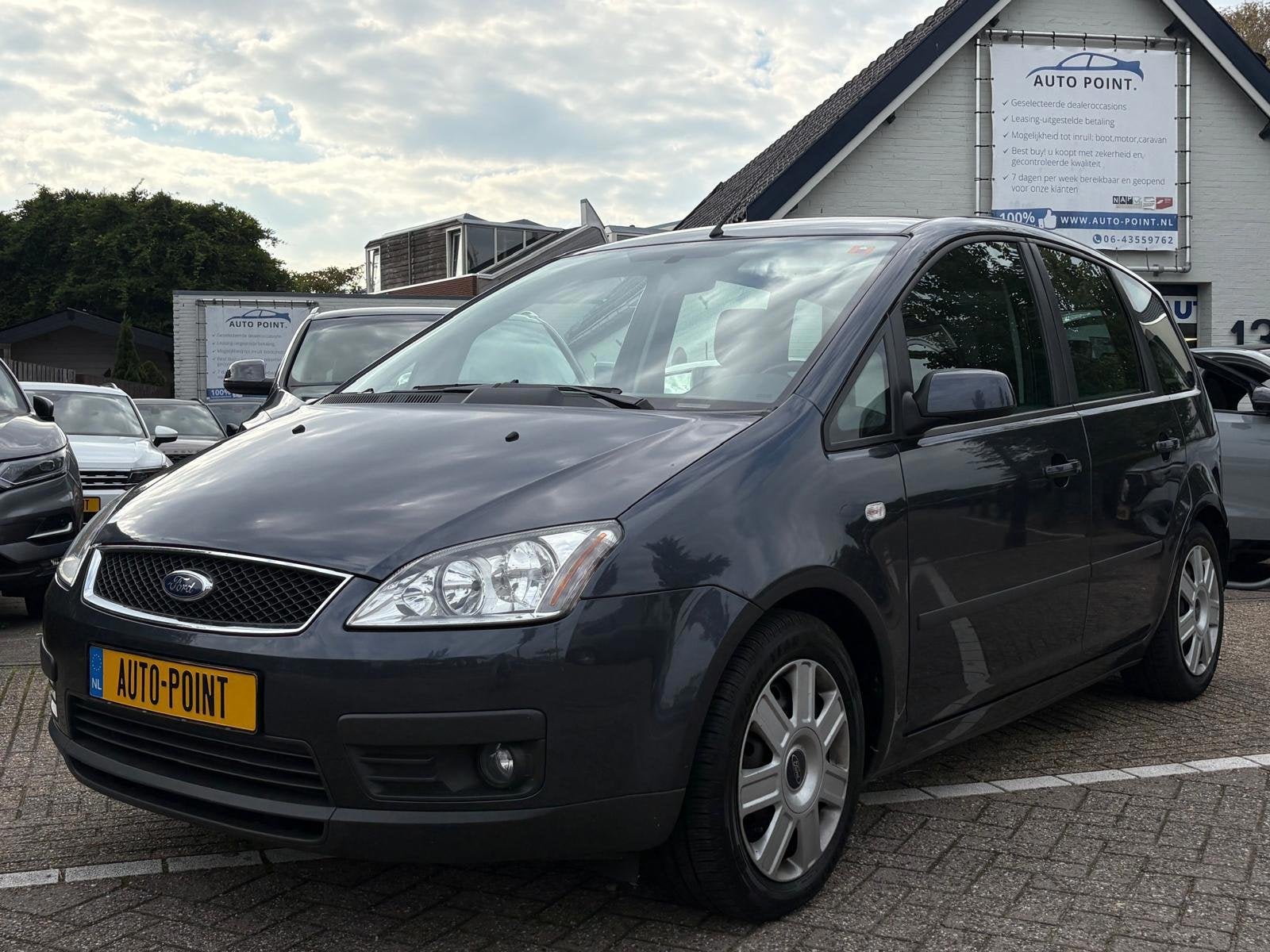 Ford Focus C-Max 1.6 TDCi AIRCO/CRUISE/148800KM NAP!/TREKHAA, Auto's, Voorwielaandrijving, Dealer onderhouden, Gebruikt, Zwart