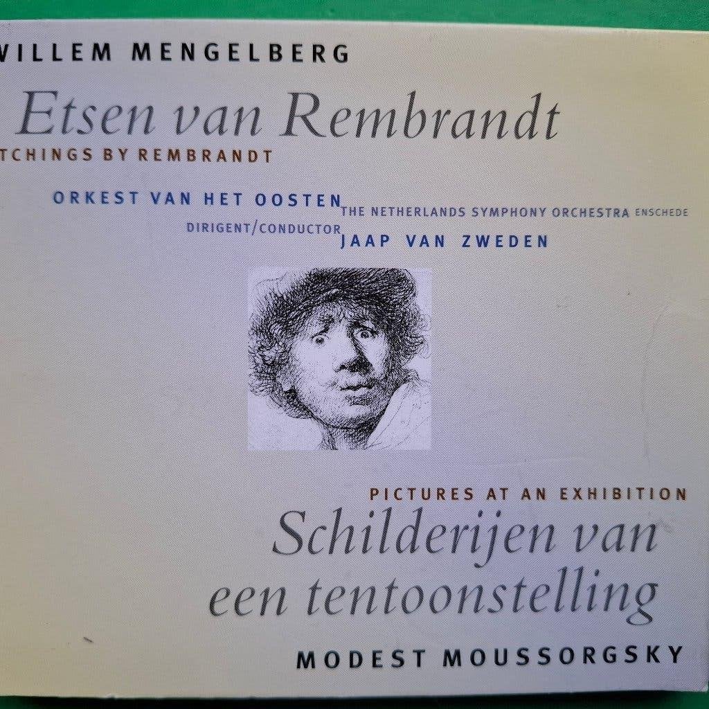 WILLEM MENGELBERG - ETSEN VAN REMBRANDT - JAAP VAN ZWEDEN, Ophalen of Verzenden, Zo goed als nieuw, Romantiek, Orkest of Ballet