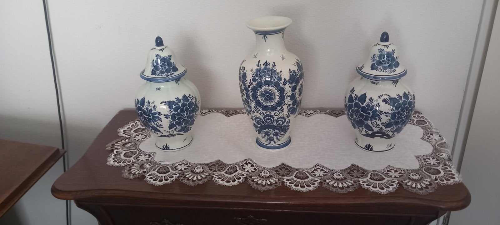 Vazen ...delfts blauw, Antiek en Kunst, Antiek | Woonaccessoires, Ophalen of Verzenden