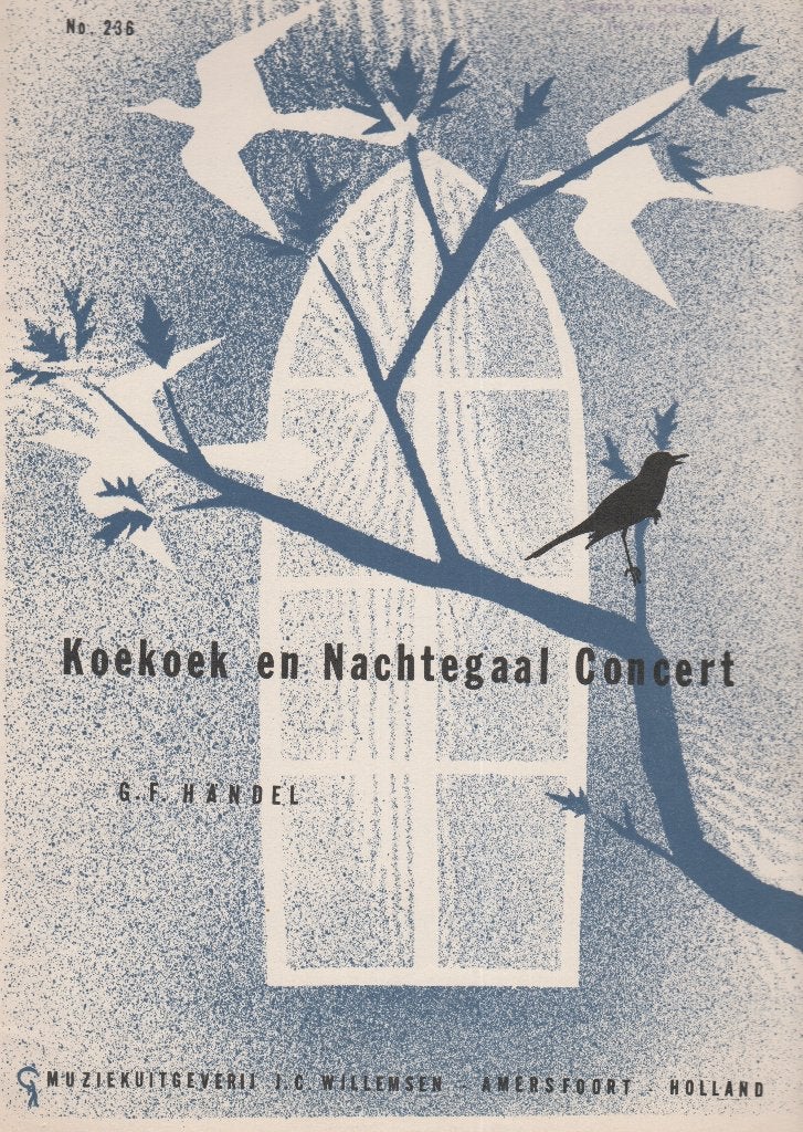 G.F.HANDEL - Koekoek en Nachtegaal Concert, Muziek en Instrumenten, Ophalen of Verzenden, Gebruikt, Artiest of Componist, Populair