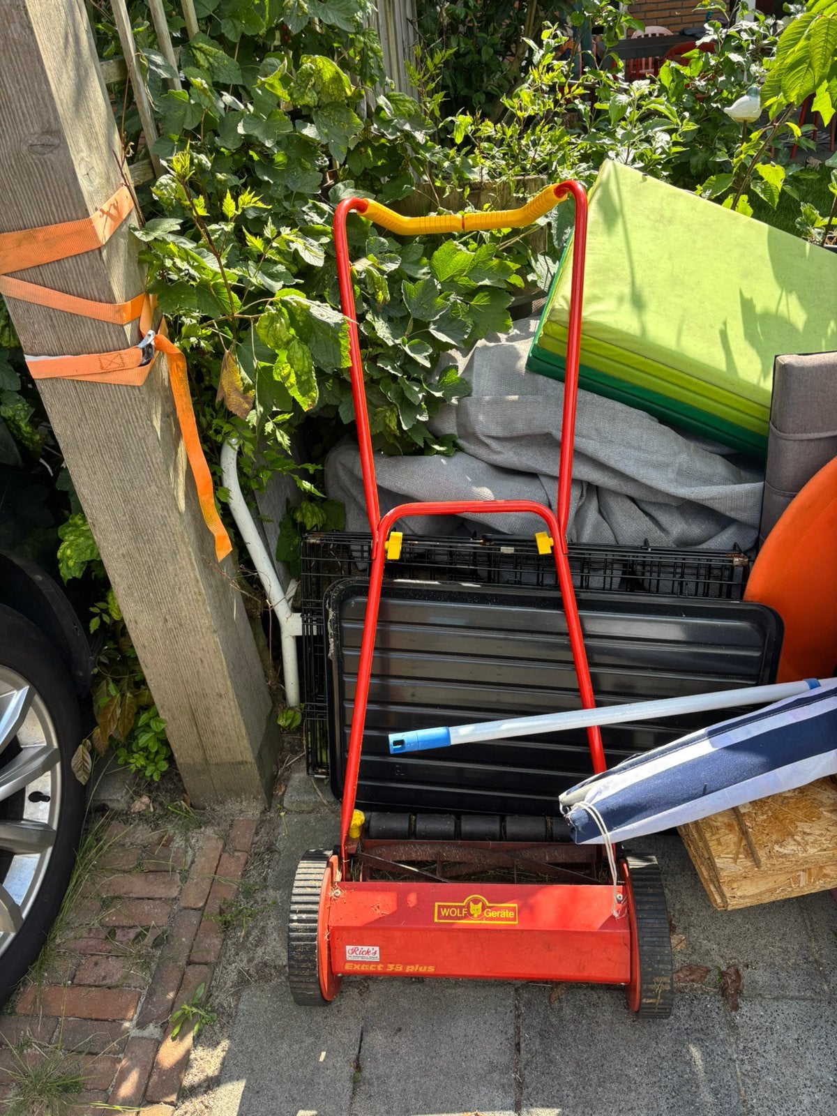 Grasmaaier moet alleen geslepen worden, Ophalen of Verzenden, Zo goed als nieuw
