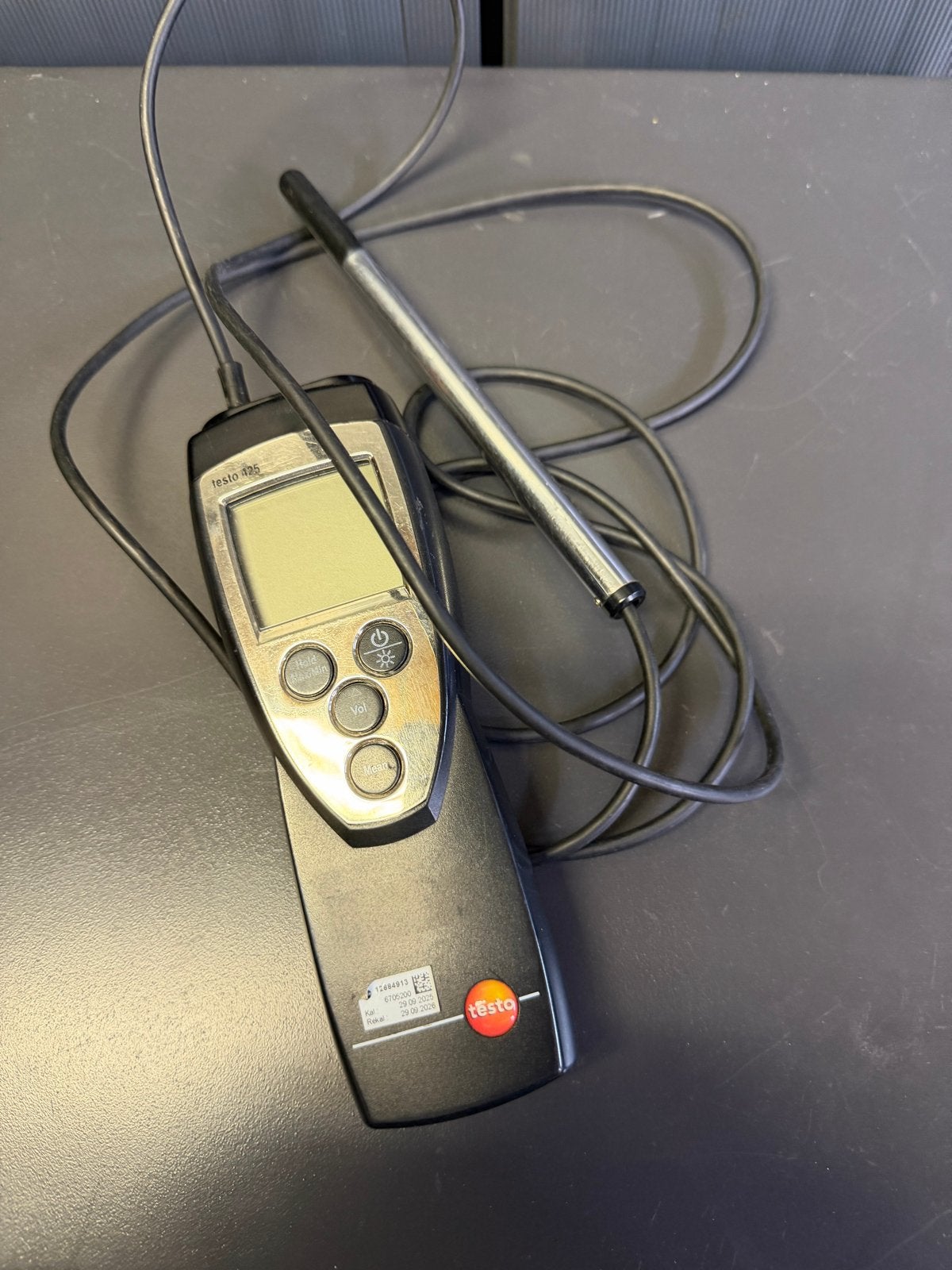 Testo 425 Thermische Anemometer met Vaste Sonde, Ophalen of Verzenden, Gebruikt, Temperatuur