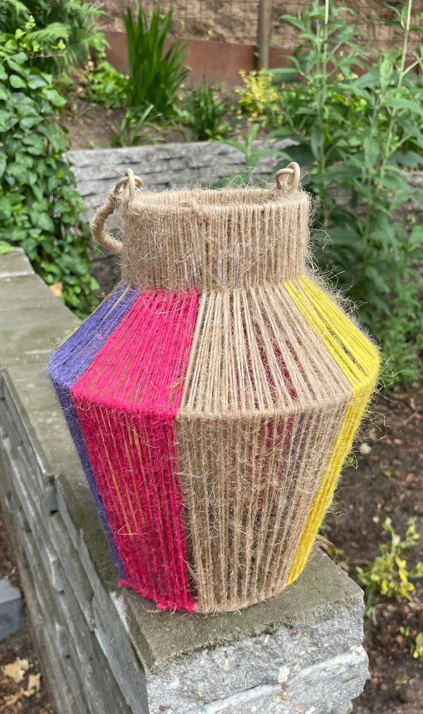 NIEUW !! Superleuke kleurrijke lantaarn, Ophalen of Verzenden, Nieuw