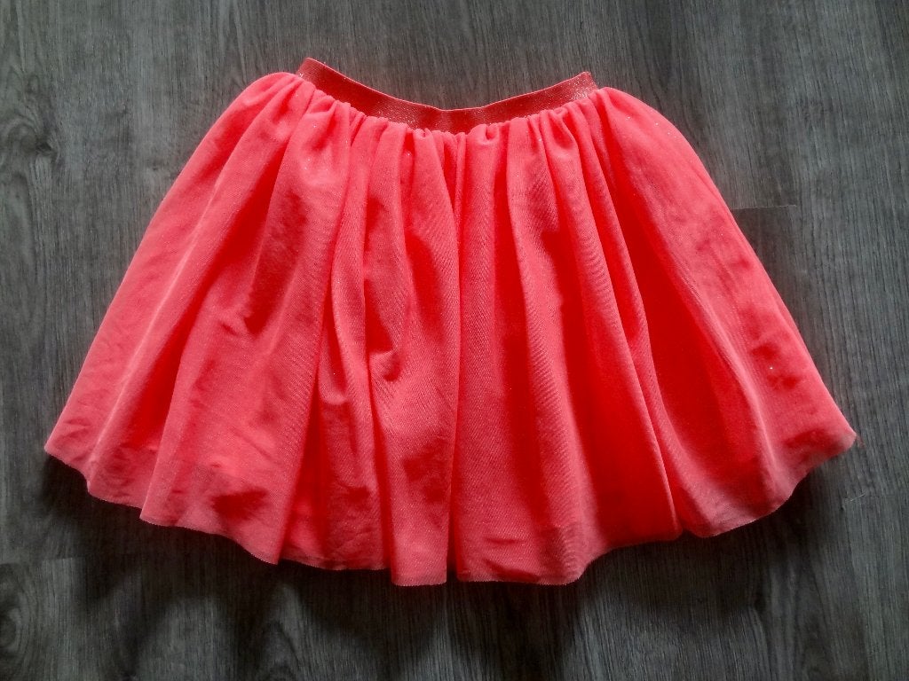 Mooie roze tule rok met lichte glitter H&M 134 140, Meisje, H&M, Ophalen of Verzenden, Zo goed als nieuw