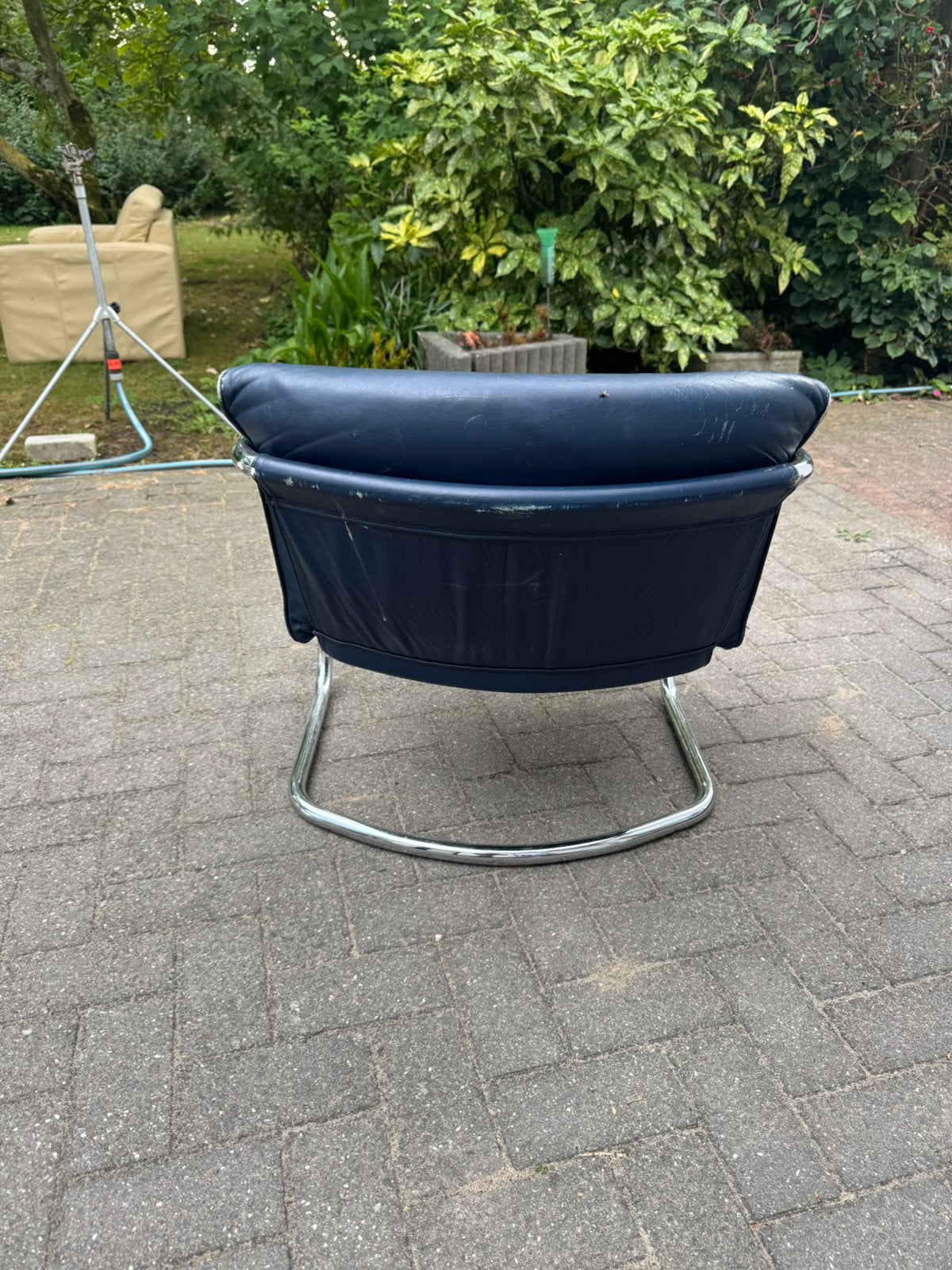Leuke vintage stoel, Ophalen of Verzenden, Zo goed als nieuw, Bruin, Eén