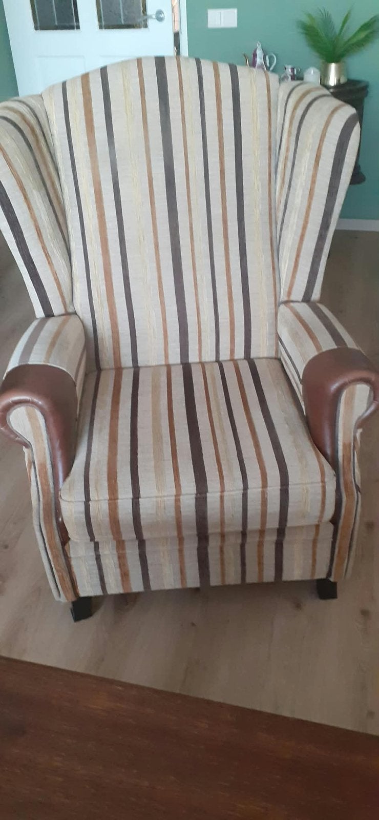 Oorfauteuil, Ophalen, Zo goed als nieuw, 75 tot 100 cm, Stof