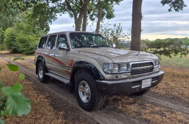 Toyota Land Cruiser 80 FZJ80 4.5L benzine 1993, Metallic lak, 4477 cc, Beige, Handgeschakeld