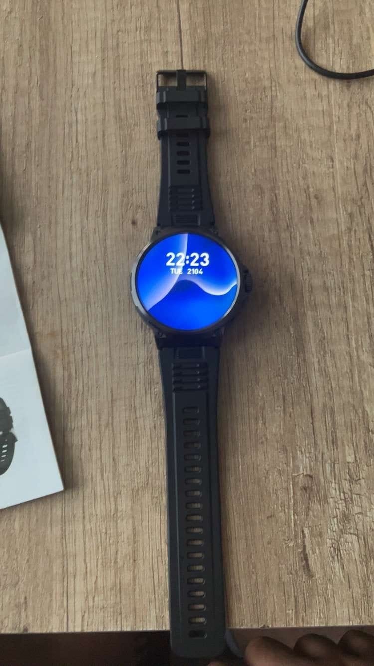 Luxe Smartwatch met Veel Functies en Spatwaterdicht, Ophalen of Verzenden, Zo goed als nieuw, Zwart, Android