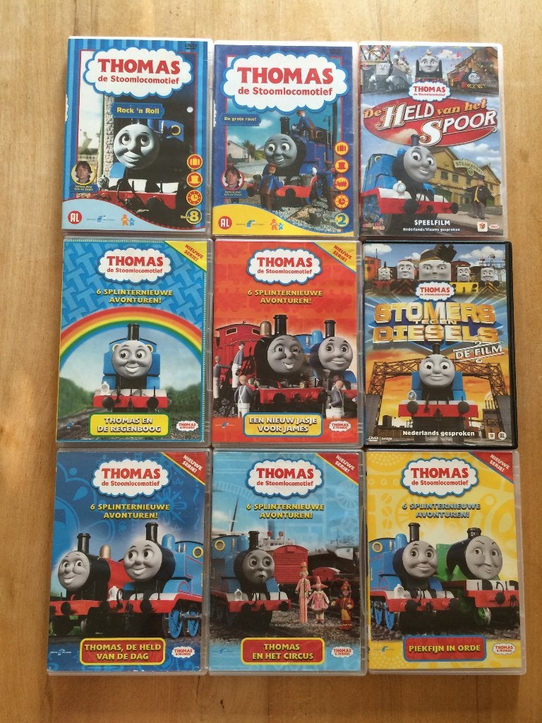 8 x Thomas de Stoomlocomotief, Europees, Animatie, Alle leeftijden, Zo goed als nieuw