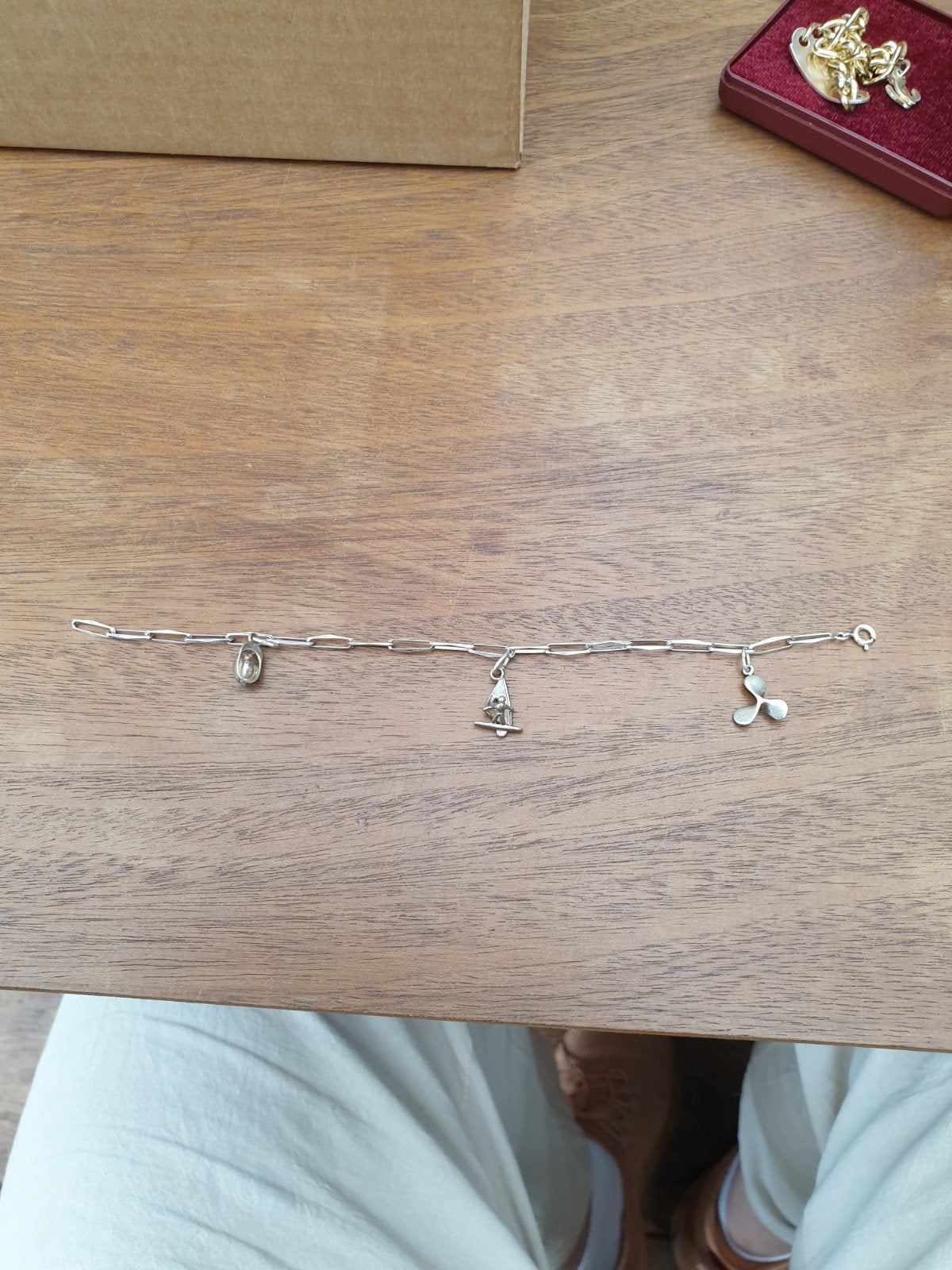 Zilveren bedelarmband (5), Sieraden, Tassen en Uiterlijk, Armbanden, Ophalen of Verzenden, Zilver, Zilver