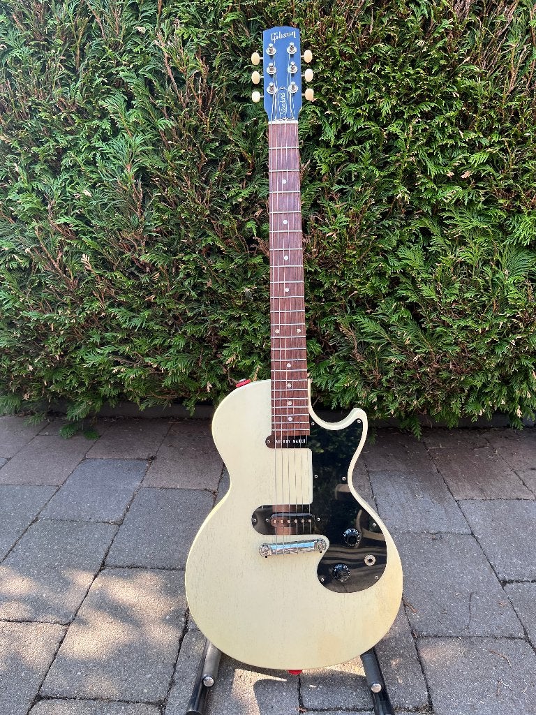 Gibson Les Paul Melody Maker White 2008 USA, Ophalen of Verzenden, Gebruikt, Solid body, Gibson
