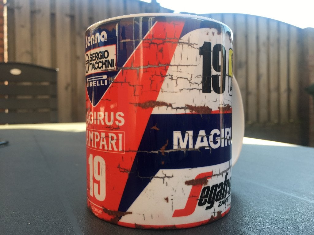 ✅ Ayrton Senna Toleman mok Vintage olie F1 Autosport NIEUW, Ophalen of Verzenden, Nieuw, Formule 1