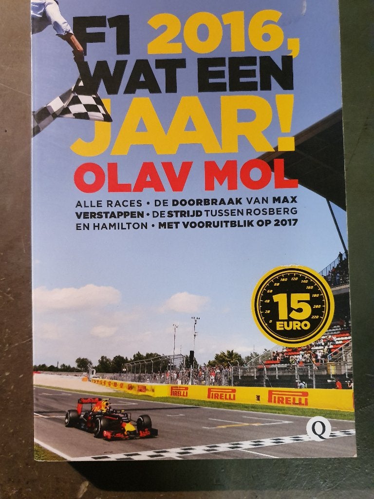 F1 2016 wat een jaar Olav Mol, Ophalen, Zo goed als nieuw, Formule 1