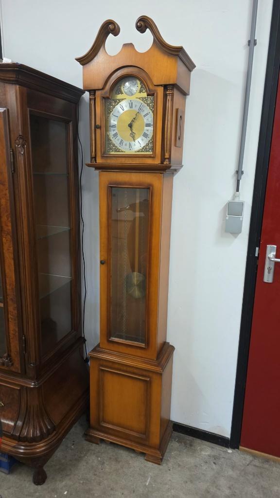Staande klok / Grandfather clock – klassieke Engelse stijl, Ophalen