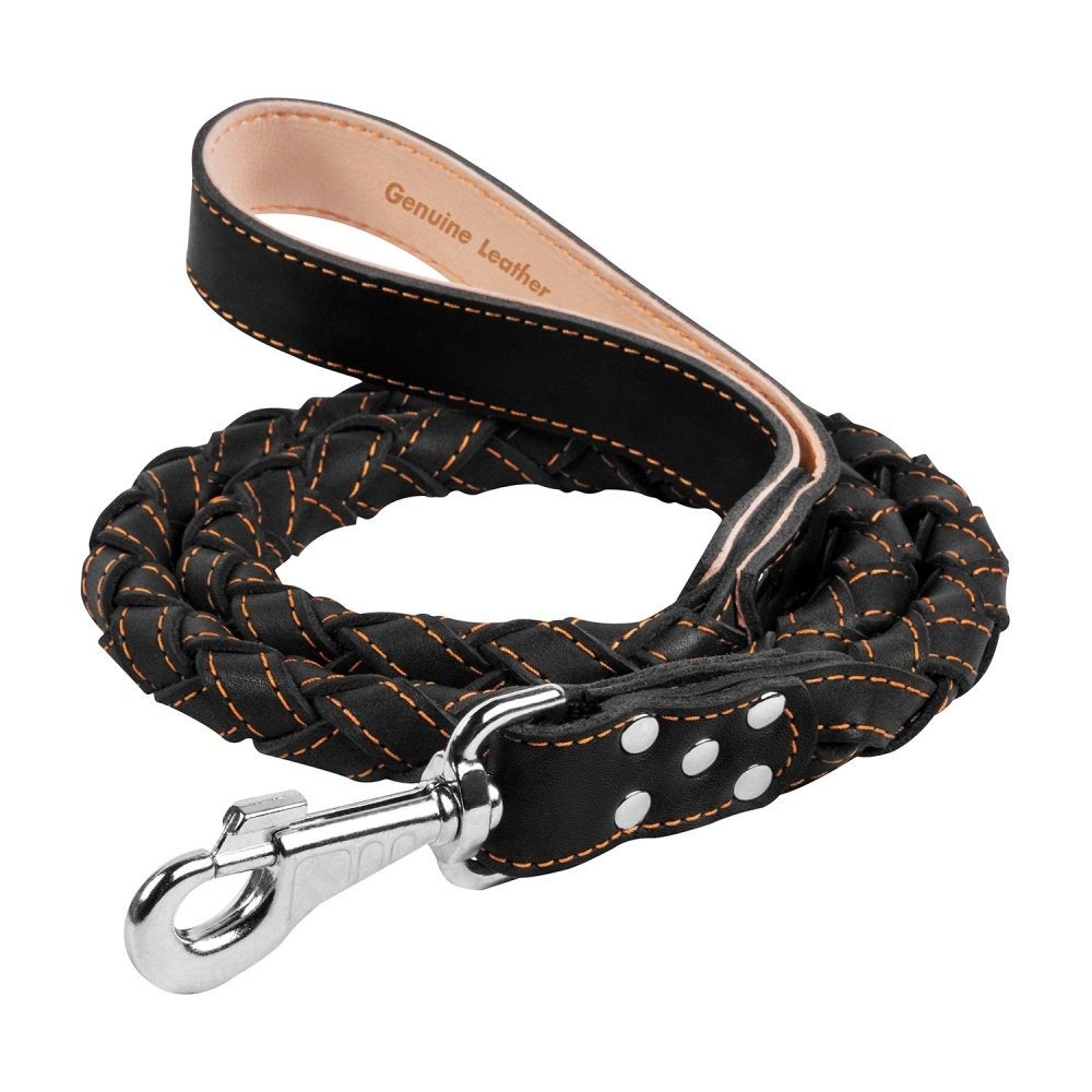 WAUDOG Classic Gevlochten Hondenriem 28 mm Zwart KOOPJE!!!, Ophalen of Verzenden, Nieuw, Hondenriem