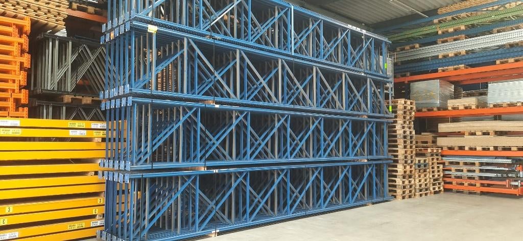 Meta Palletstelling 758cm hoog 270cm breed Stelling Gebruikt, Info@bedrijfsinrichtingnederland.nl, Bedrijfsinrichting Nederland