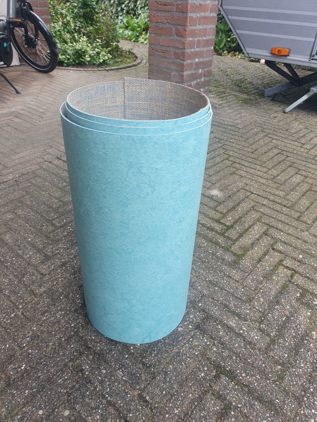 Restant marmoleum, Ophalen