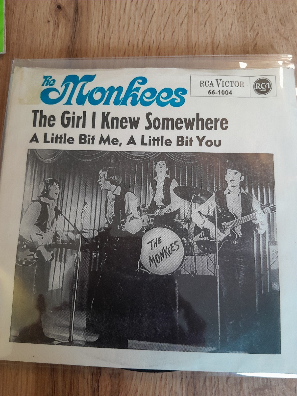 the monkees 7inch the girl l knew somewhere, Ophalen of Verzenden, Zo goed als nieuw, Pop