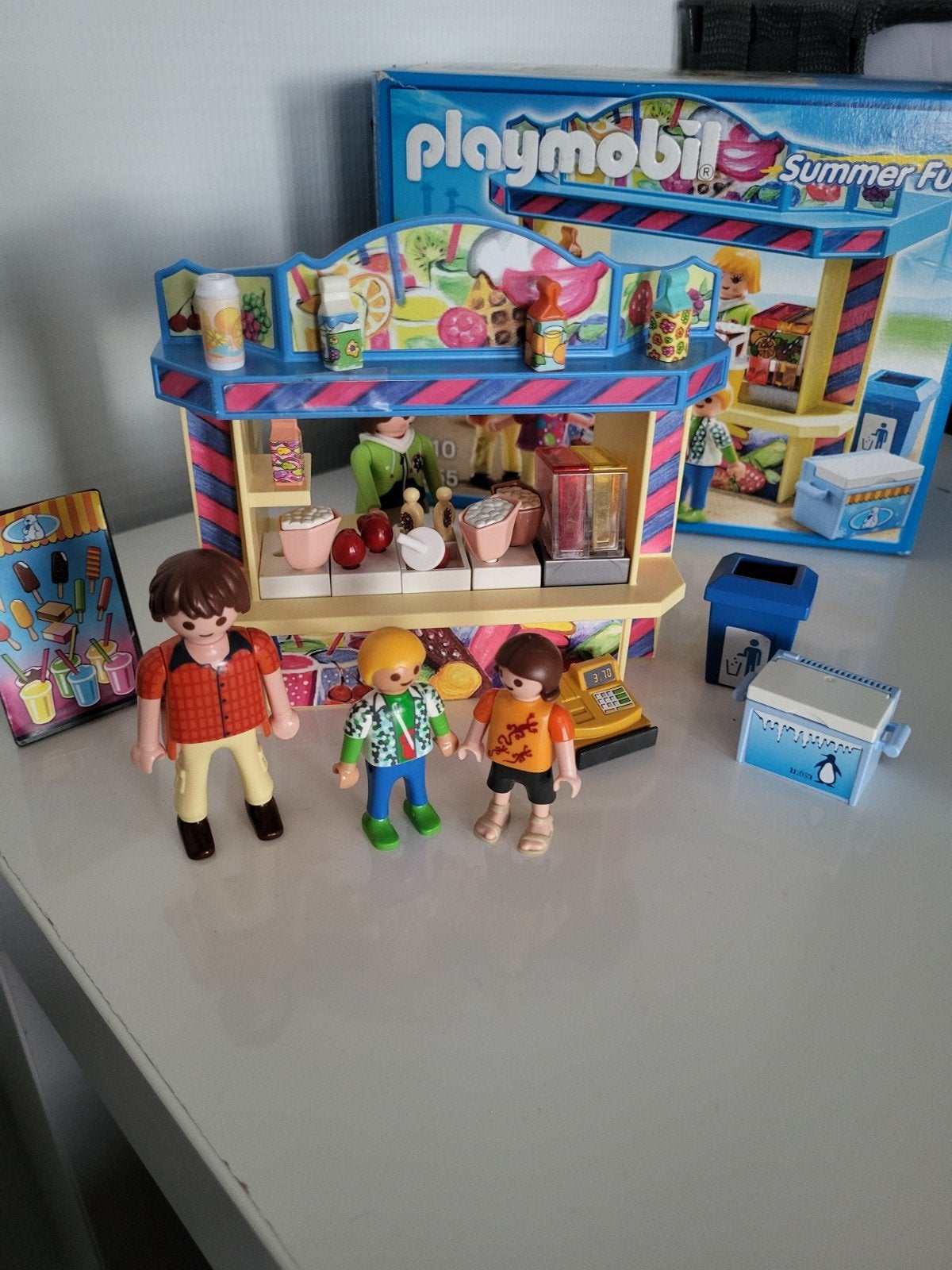 Playmobil Summer Fun IJssalon/Smoothiebar (set 5555), Gebouw, Complete set, Ophalen of Verzenden, Summer fun