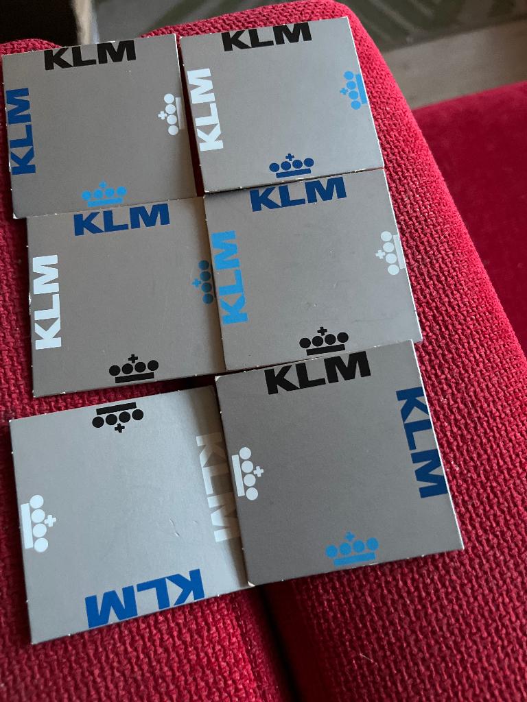 Kaart spelletje klm, Gebruikt, Een of twee spelers, Klm, Ophalen of Verzenden