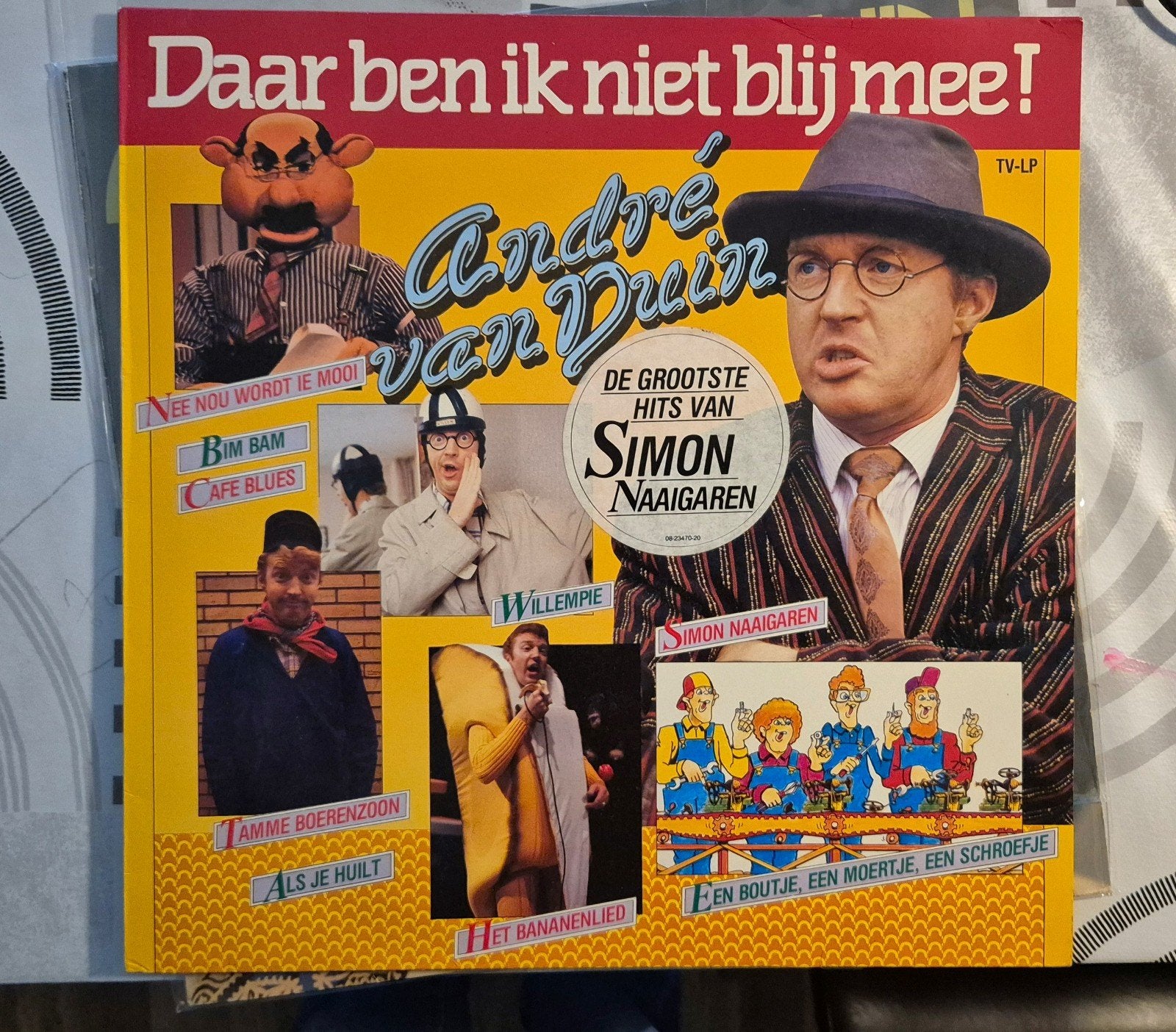 LP André van Duin – Daar Ben Ik Niet Blij Mee!, Cd's en Dvd's, Ophalen of Verzenden, Gebruikt, Overige formaten, Levenslied of Smartlap