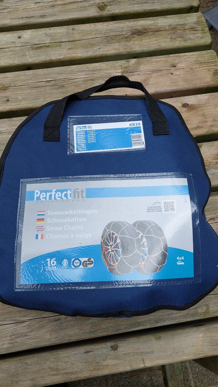 Perfectfit Sneeuwkettingen KB39 - Diverse maten, Auto diversen, Ophalen, Nieuw