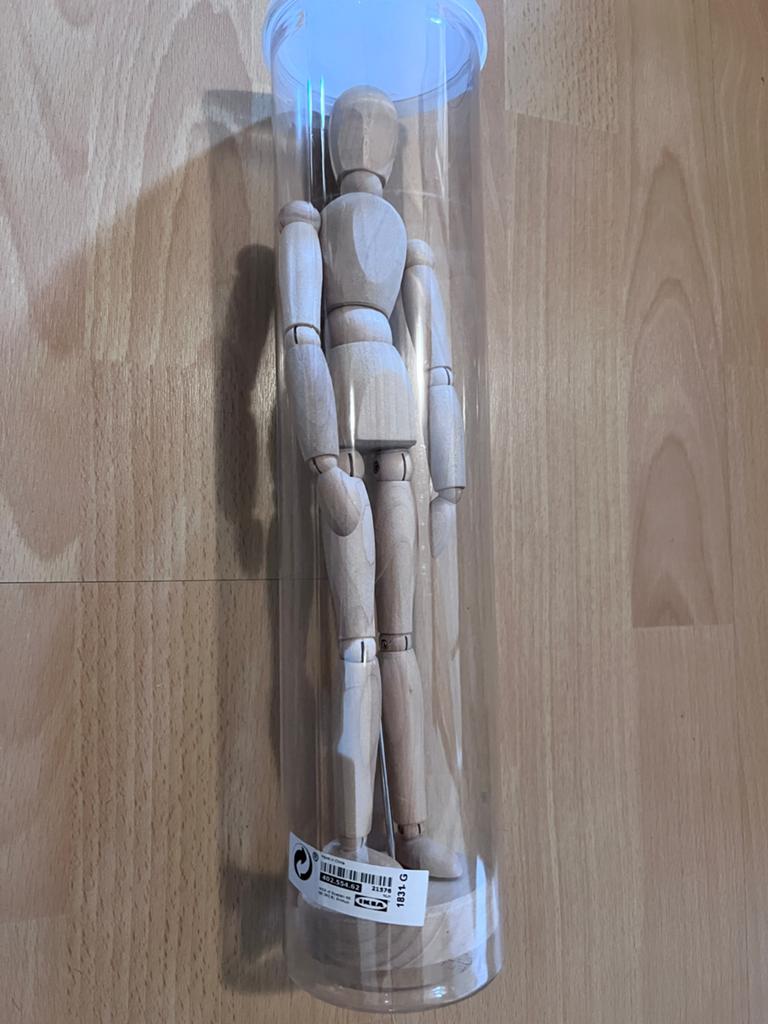 IKEA Mannequin Houten Paspop Tekenmodel, Ophalen, Nieuw, Groter dan 1:35, Figuur of Figuren