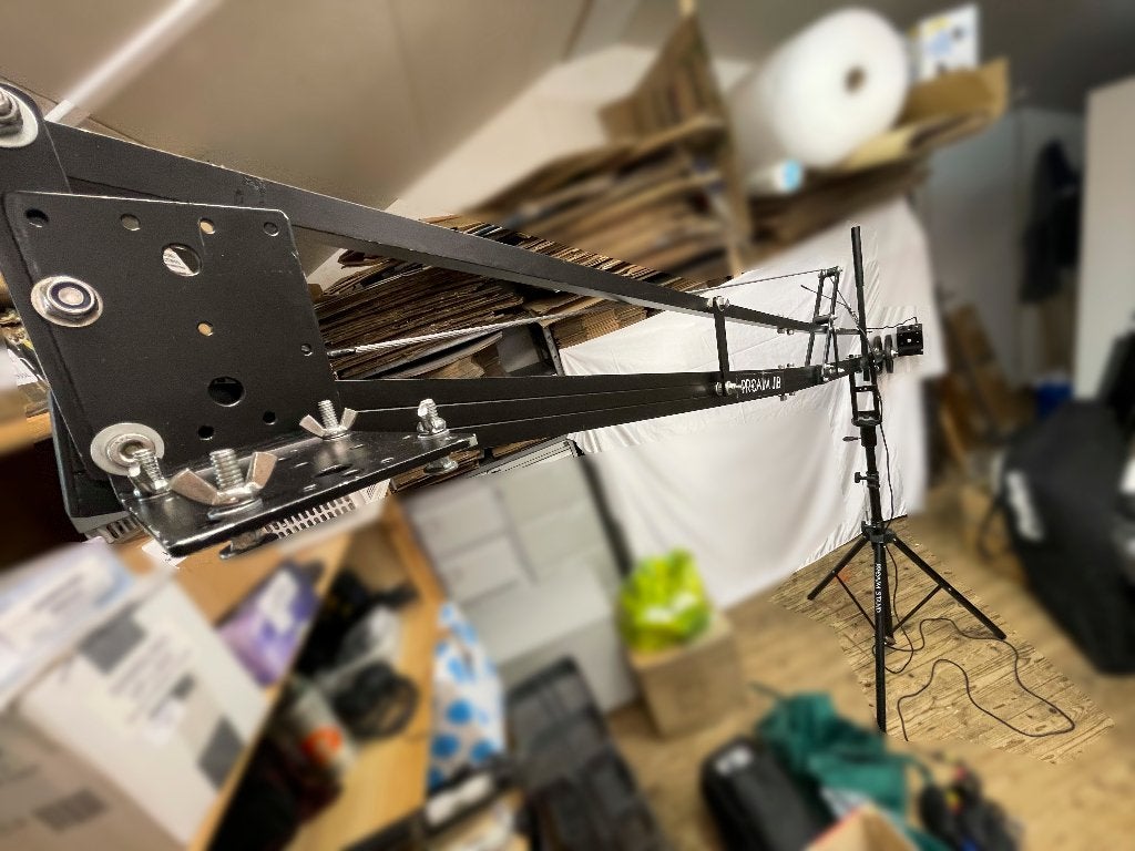 ProAim JIB CameraCrane 3 tot 4 meter+Pan/Tilt Head+Joystick, Proaim, N, 175 cm of meer, N