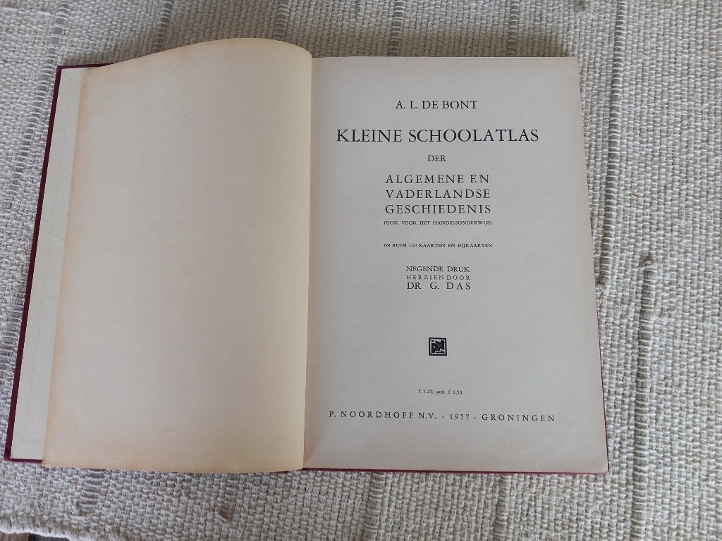 Kleine Atlas - De bont - Das, Boeken, Atlassen en Landkaarten, Gelezen, Overige atlassen, Ophalen of Verzenden, 1800 tot 2000