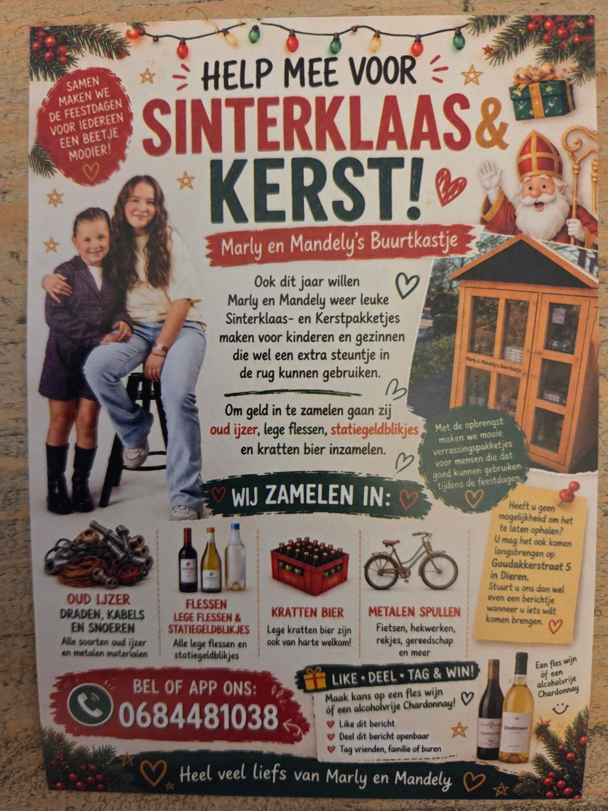 Help mee voor Sinterklaas & Kerst, Ophalen of Verzenden, 1980 tot heden, Knipsel(s)