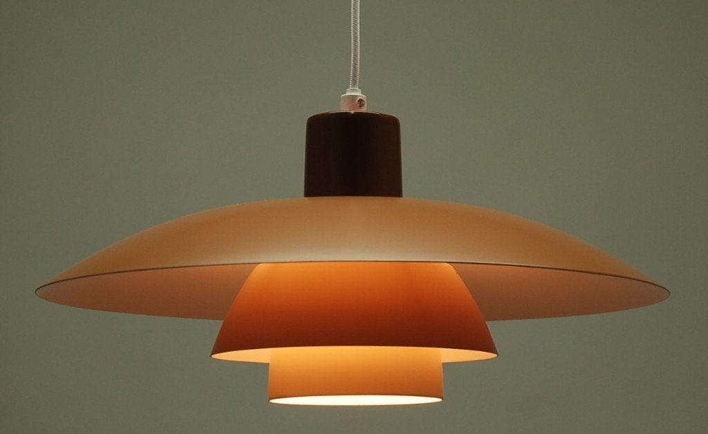 Vintage 1970's Louis Poulsen PH4 hanglamp 275 euro, Huis en Inrichting, Lampen | Hanglampen, Vintage MCM, Zo goed als nieuw, Minder dan 50 cm