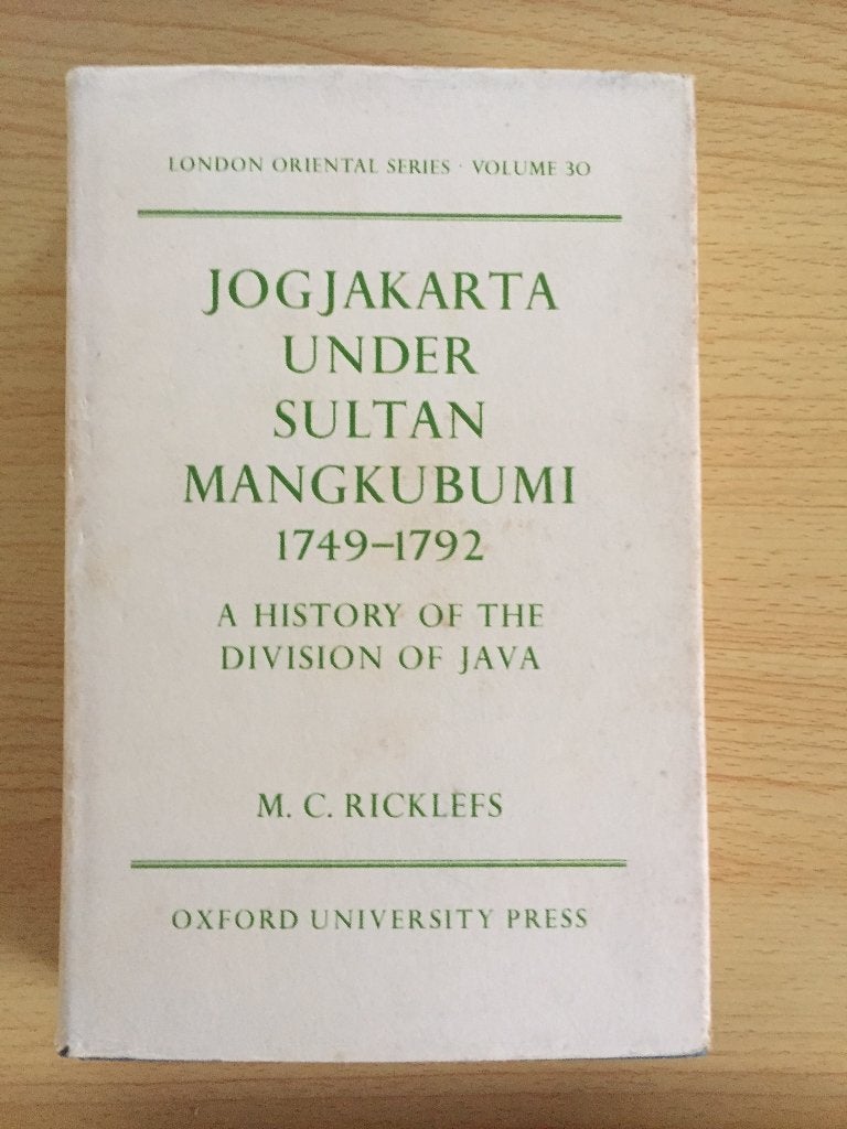 Jogjakarta onder sultan Mangkubumi, 1749-1792, Ophalen of Verzenden, Gelezen, M.C. Ricklefs