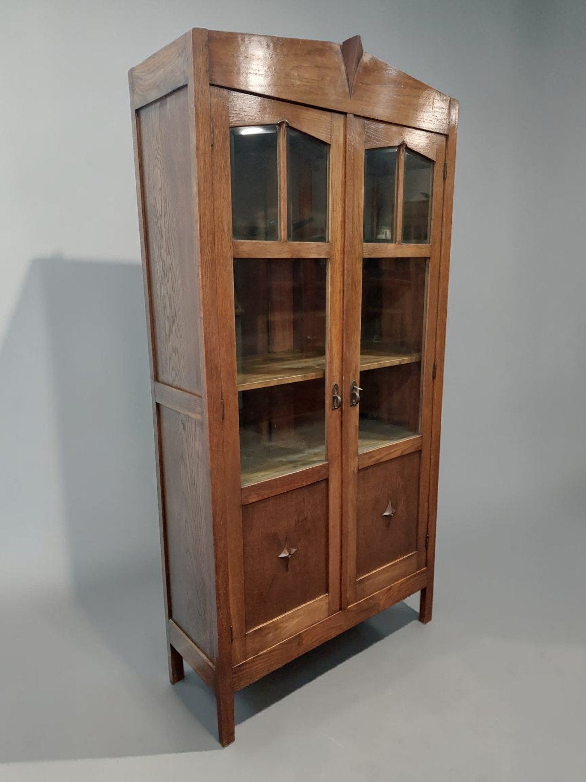 Antieke kast boekenkast servieskast art deco, Ophalen