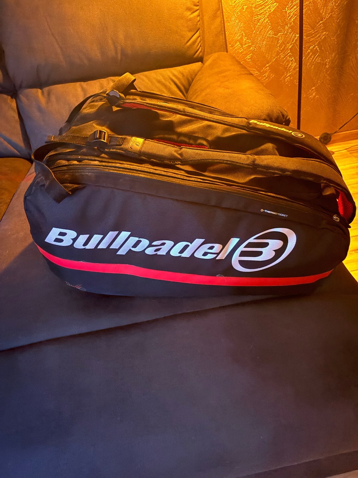 Bullpadel padeltas - Zwart/Rood, Ophalen of Verzenden, Nieuw, Tas, Overige merken