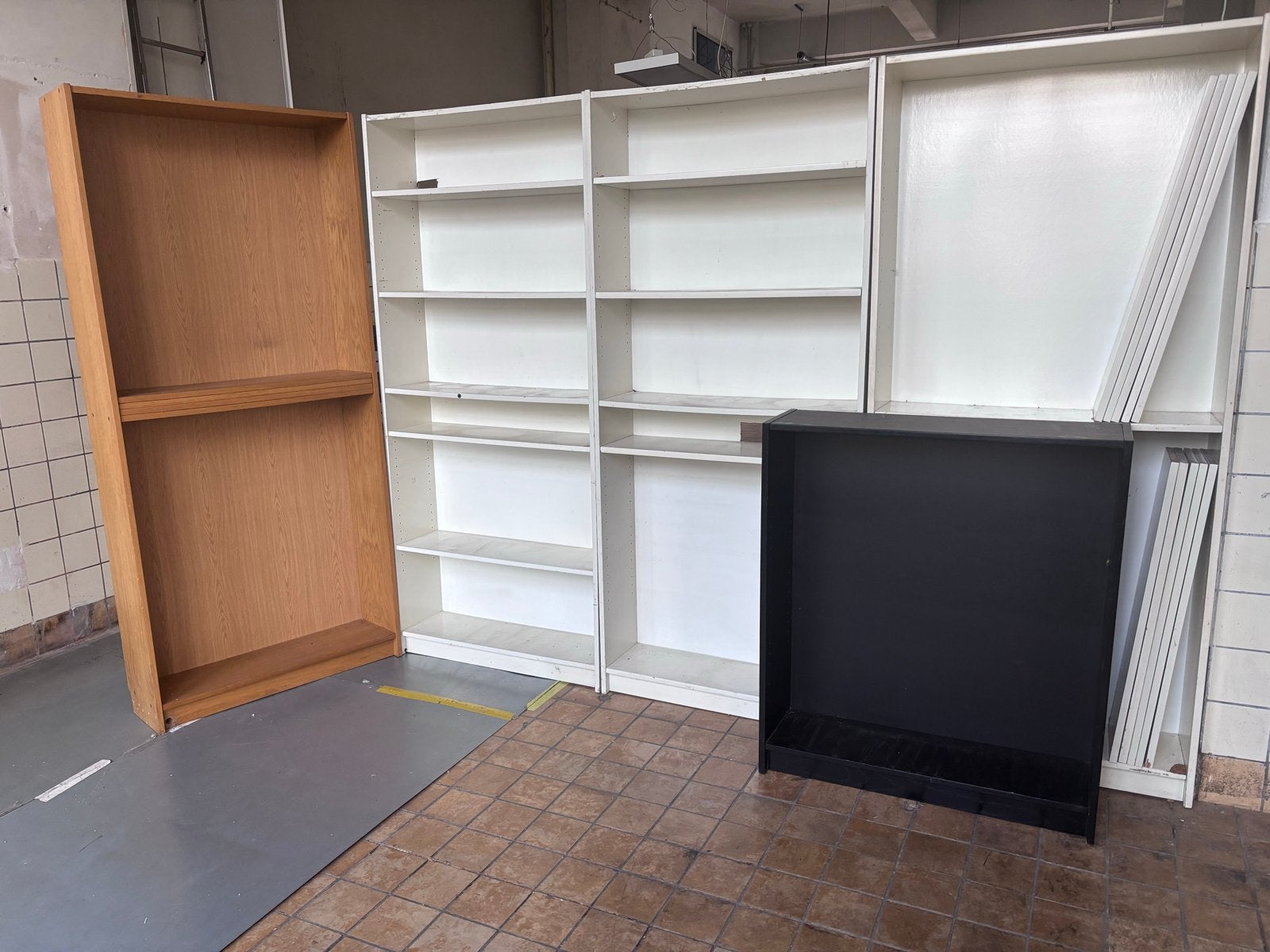 Diverse echt houten IKEA Billy kasten (90 cm breed), Ophalen, Met plank(en), Gebruikt, 200 cm of meer