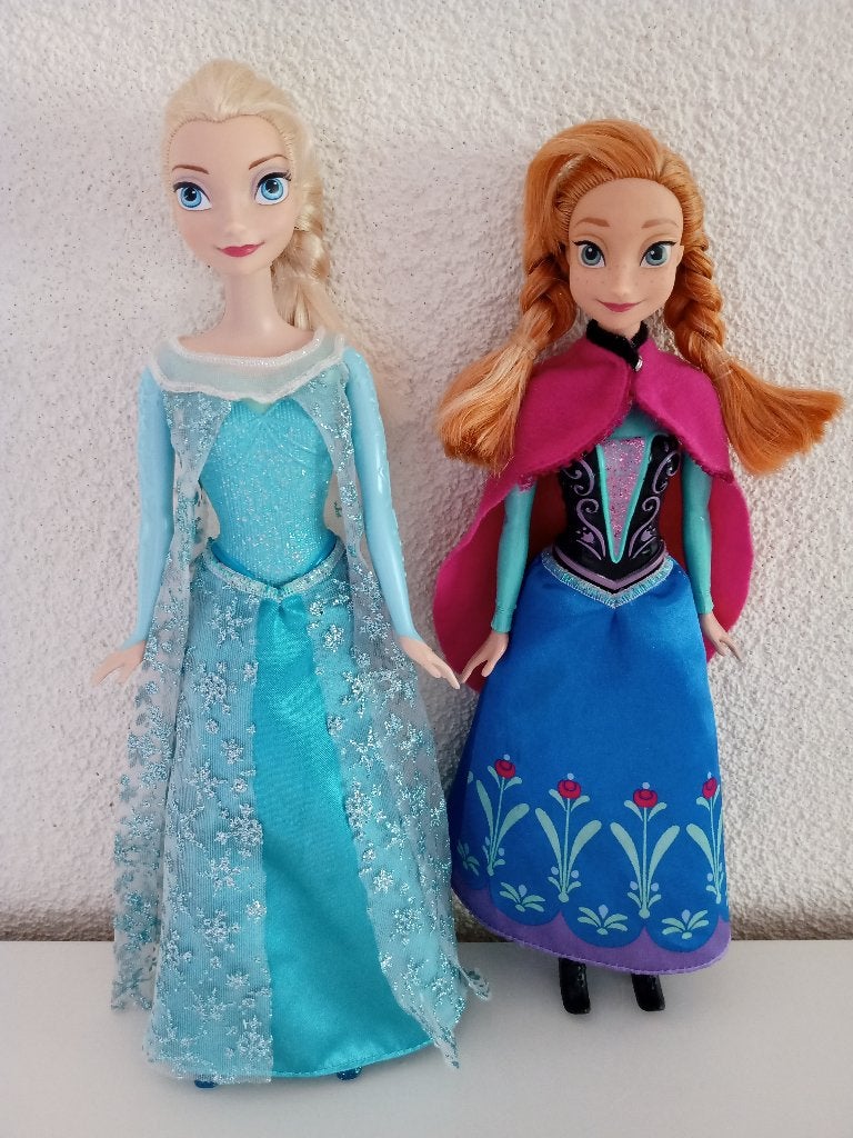 ELSA en ANNA uit de DISNEY film FROZEN, Ophalen of Verzenden, Gebruikt, Overige typen