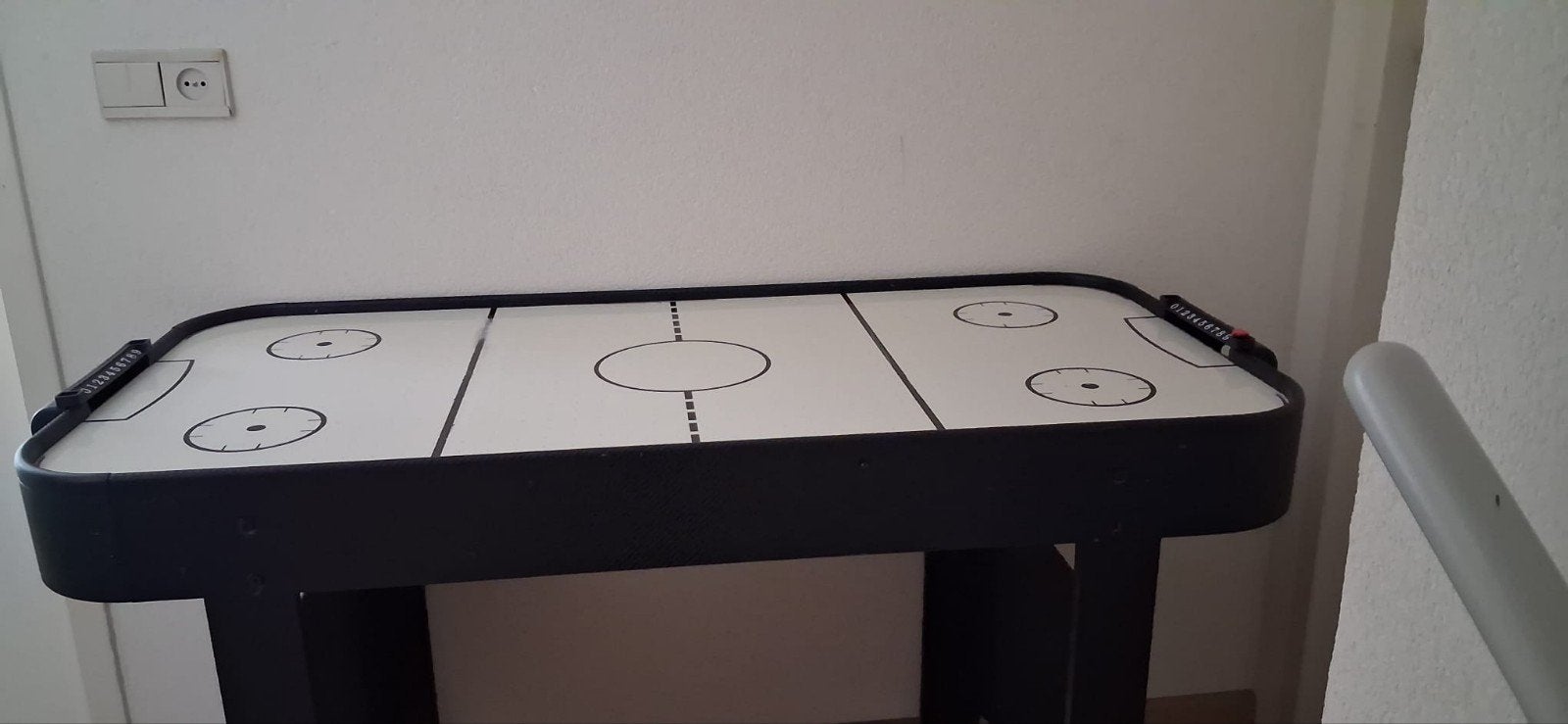 Compacte airhockey tafel met accessoires, Ophalen