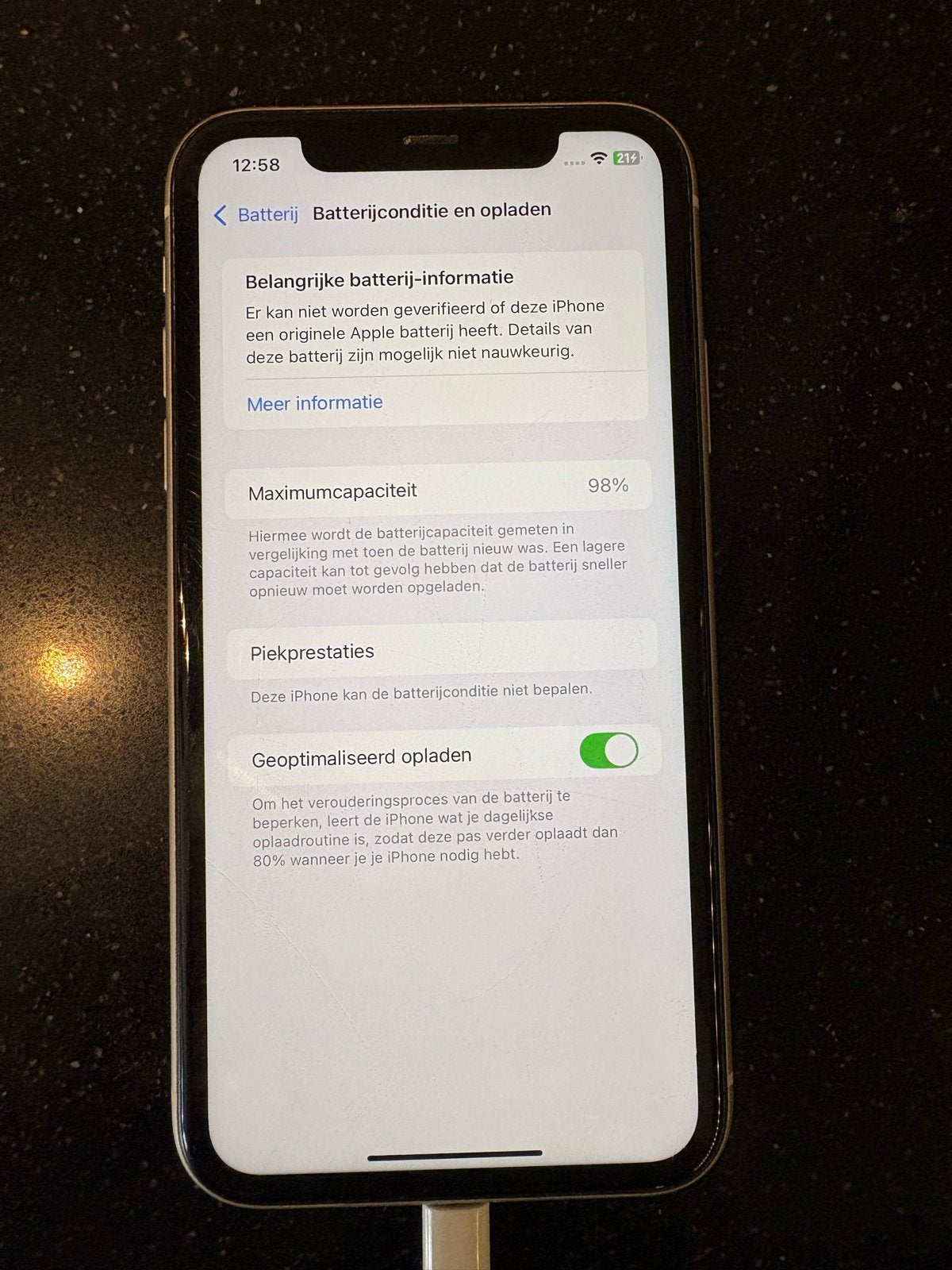 Iphone 11 128gb, Wit, 98 %, Zonder simlock, Zonder abonnement